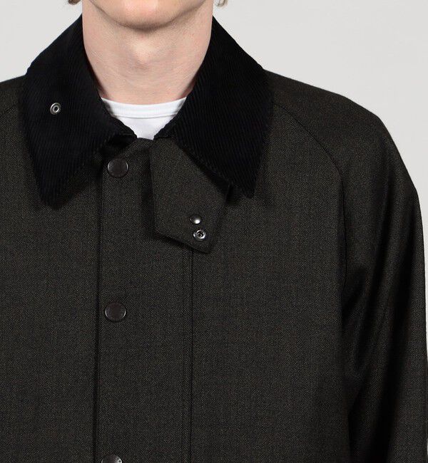 TOMORROWLAND MENS「【別注】Barbour TRASPORT ウールブルゾン DORMEIUL」|ブルゾン・スタジャン|