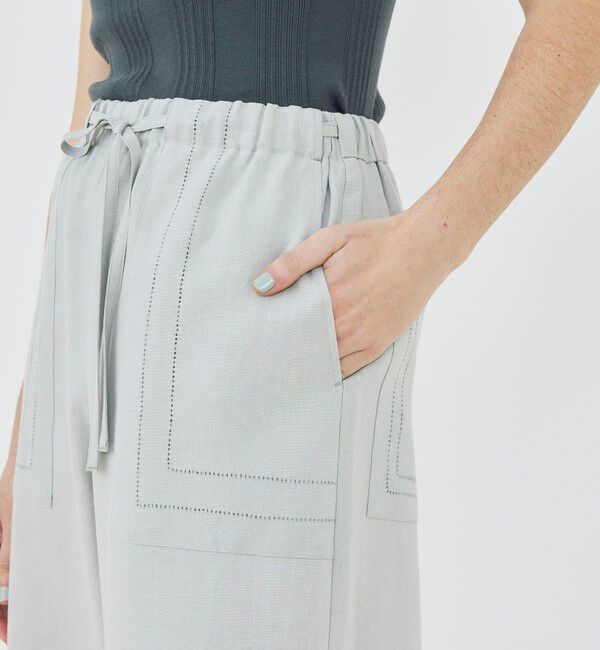 GALERIE VIE「【一部WEB先行予約】フレンチリネン イージーストレートパンツ」|その他|