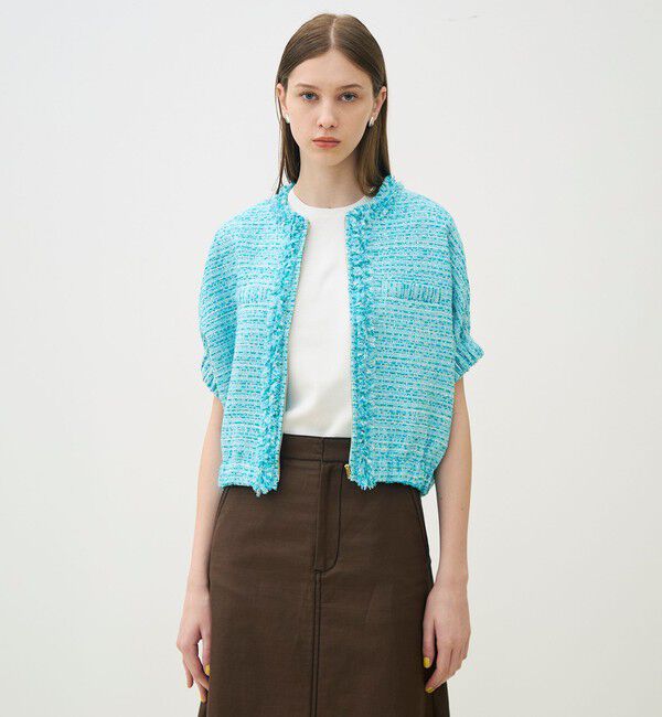 TOMORROWLAND collection「クレールファンシー パフブルゾン」|ブルゾン・スタジャン|