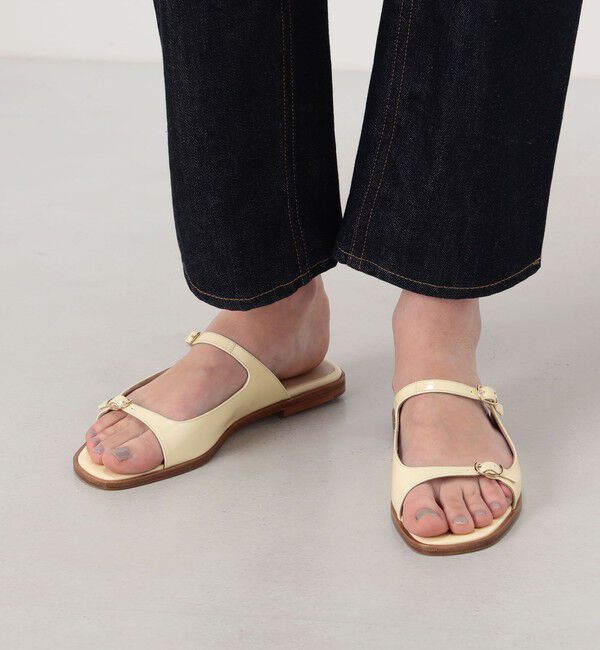 TOMORROWLAND GOODS「NEBULONI E.  SLIM BELT フラットサンダル」|サンダル|