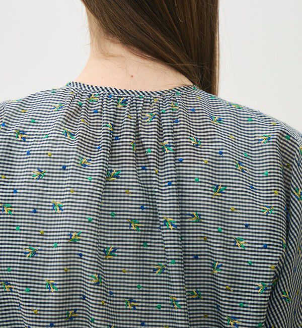 TOMORROWLAND collection「ギンガムエンブロイダリー ジップアップライトブルゾン」|その他|