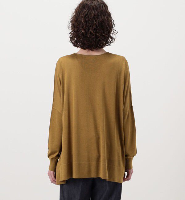 Ballsey「エヴァーシルク ワイドカーディガン」|カーディガン|