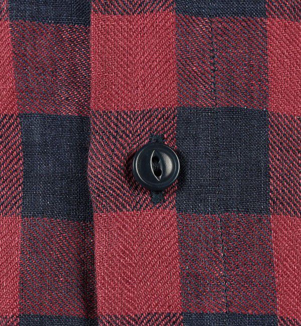 TOMORROWLAND MENS「【別注】GUY ROVER リネンチェック オーバーシャツ」|シャツ・ブラウス|