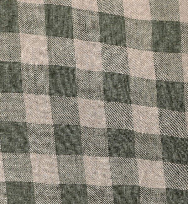 TOMORROWLAND MENS「【別注】GUY ROVER リネンチェック オーバーシャツ」|シャツ・ブラウス|