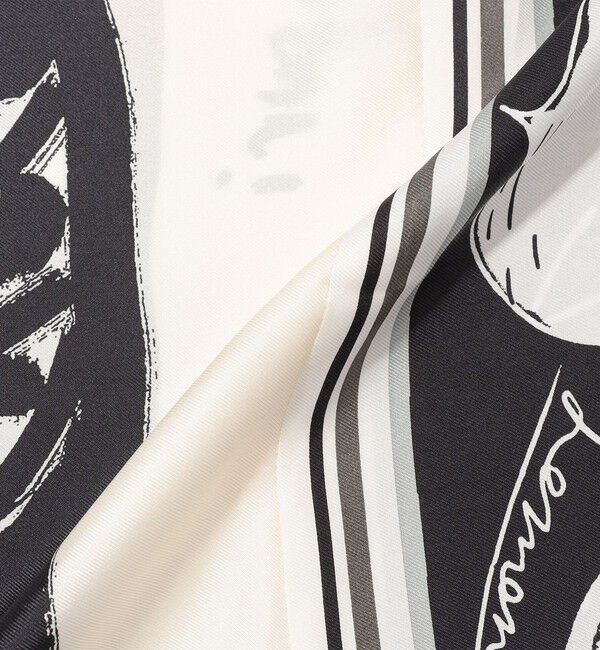 TOMORROWLAND GOODS「manipuri VEGETABLES シルクスカーフ」|バンダナ・スカーフ|