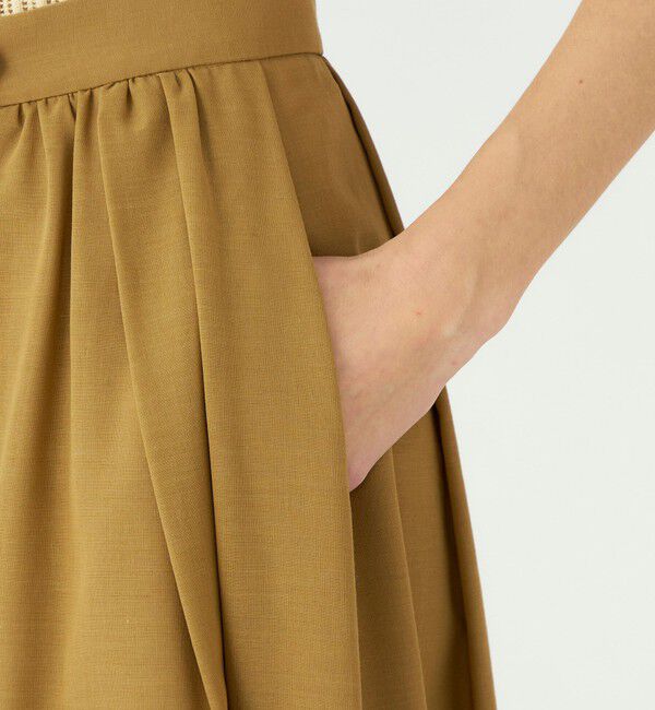 Ballsey「クリスピーシアーボイル フレアキュロットパンツ」|その他|