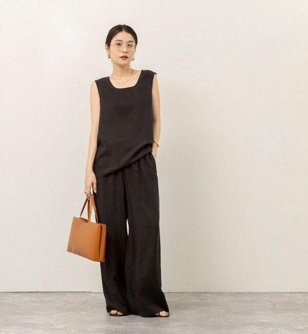 MAQWEL「《セットアップ対応》【MAQWEL/マクウェル】ウォッシャブルサテンパンツ」|その他|