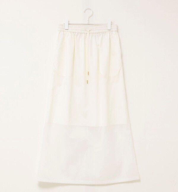 MAQWEL「《セットアップ対応》【MAQWEL/マクウェル】ウォッシャブルシアースカート」|スカート|