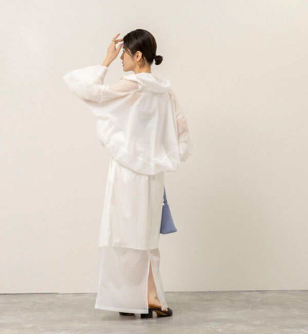 MAQWEL「《セットアップ対応》【MAQWEL/マクウェル】ウォッシャブルシアースカート」|スカート|