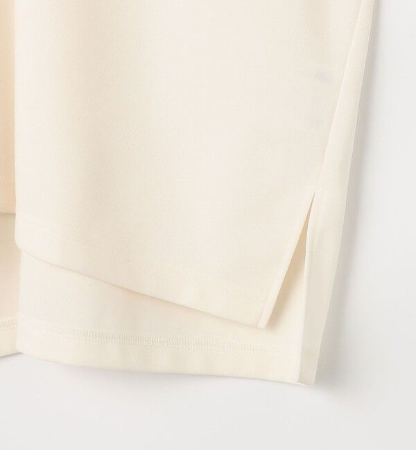 Rie Miller「ウォッシャブルポロ襟ハーフスリーブジョーゼットダンボール」|ポロシャツ|