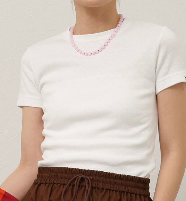 MAQWEL「【MAQWEL/マクウェル】ツートンビーズネックレス」|ネックレス|