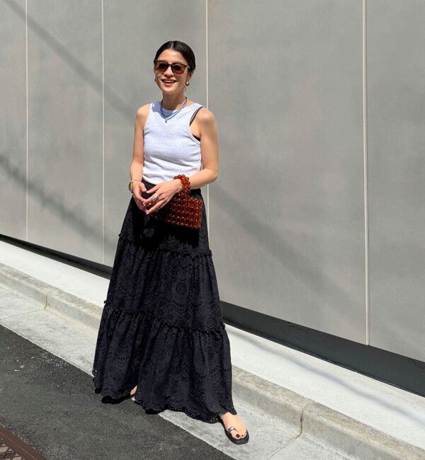 MAQWEL「【MAQWEL/マクウェル】ウォッシャブルCOTTON RIB タンクトップ」|タンクトップ|