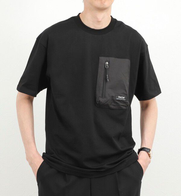 NOLLEY'S goodman「【TAION/タイオン】MOUNTAIN POCKET T-SHIRT ポケットTシャツ 26SS」|Tシャツ・カットソー|ブラック