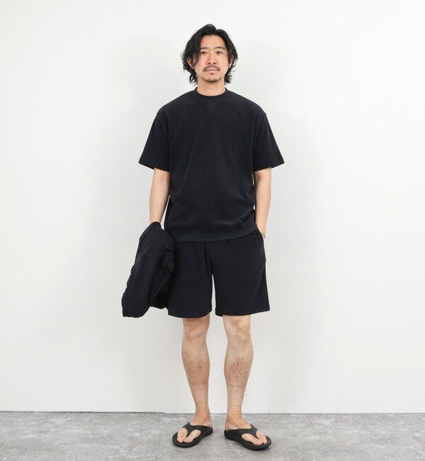 NOLLEY'S goodman「《セットアップ対応》Vガゼット パイルTシャツ 26SS」|Tシャツ・カットソー|