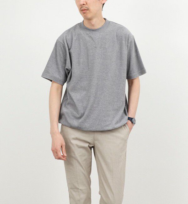 NOLLEY'S goodman「《セットアップ対応》Vガゼット パイルTシャツ 26SS」|Tシャツ・カットソー|