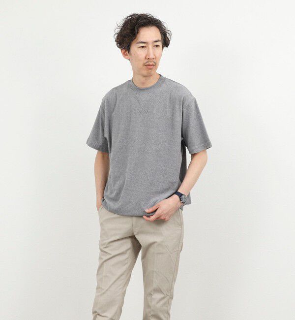 NOLLEY'S goodman「《セットアップ対応》Vガゼット パイルTシャツ 26SS」|Tシャツ・カットソー|