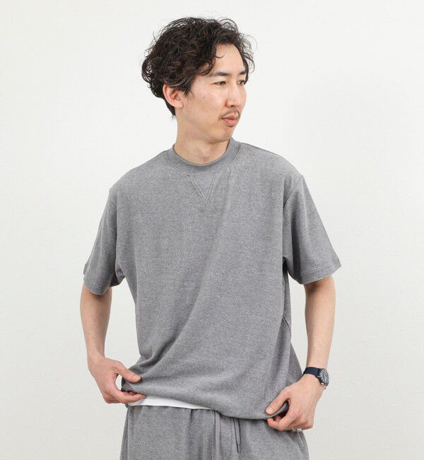 NOLLEY'S goodman「《セットアップ対応》Vガゼット パイルTシャツ 26SS」|Tシャツ・カットソー|