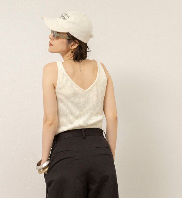 MAQWEL「《手洗い可能》ブークレタンクトップ」|タンクトップ|キナリ