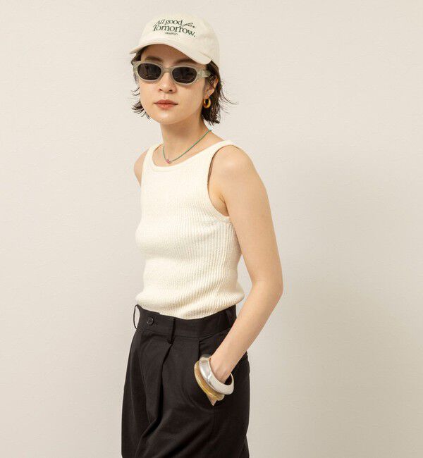 MAQWEL「《手洗い可能》ブークレタンクトップ」|タンクトップ|