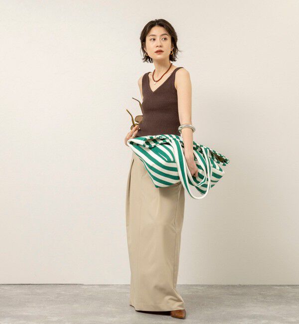 MAQWEL「《手洗い可能》ブークレタンクトップ」|タンクトップ|