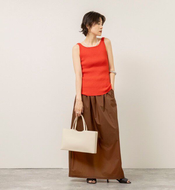 MAQWEL「《手洗い可能》ブークレタンクトップ」|タンクトップ|