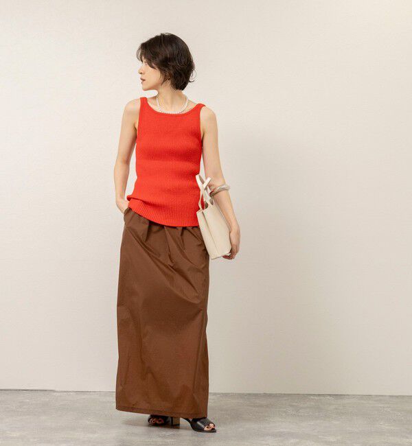 MAQWEL「《手洗い可能》ブークレタンクトップ」|タンクトップ|