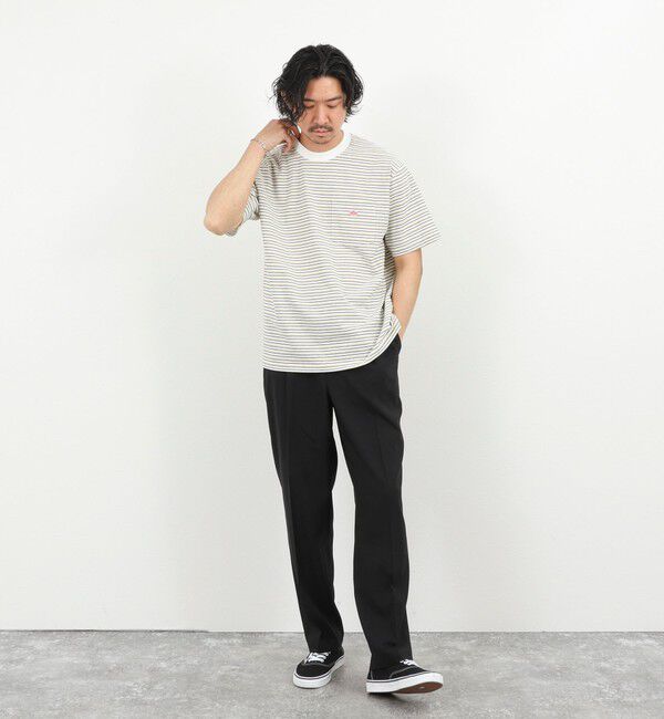 NOLLEY'S goodman「【DANTON/ダントン】POCKET T-SHIRT STRIPE 26SS（DT-C0198 TCB STRIPE）」|Tシャツ・カットソー|