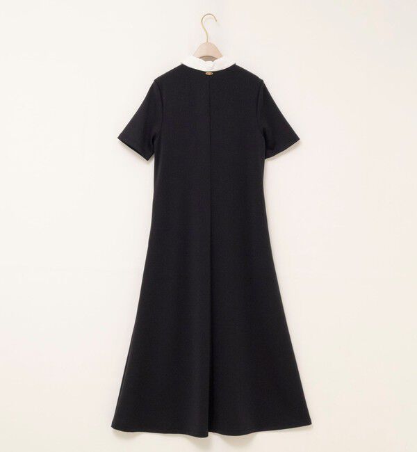 NOLLEY'S sophi「ウォッシャブルポロ襟ダンボールフレアワンピース」|ワンピース|