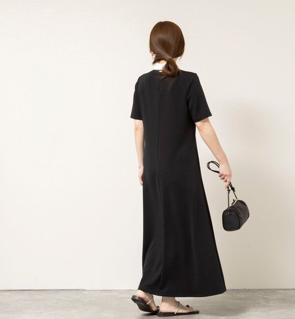 NOLLEY'S sophi「ウォッシャブルポロ襟ダンボールフレアワンピース」|ワンピース|