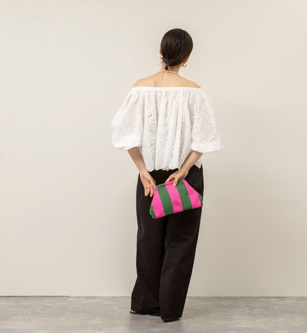 MAQWEL「【MAQWEL/マクウェル】ウォッシャブルコットンレースブラウス」|シャツ・ブラウス|