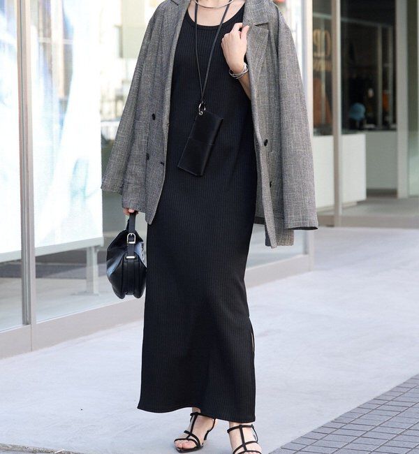  「【シリーズ累計販売数一万枚突破！】2WAYリブタンクワンピース」|ワンピース|