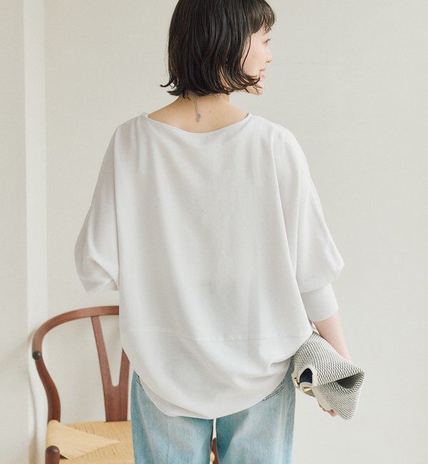  「【ON・OFF問わず活躍】リブ付きジョーゼットドルマンブラウス」|シャツ・ブラウス|