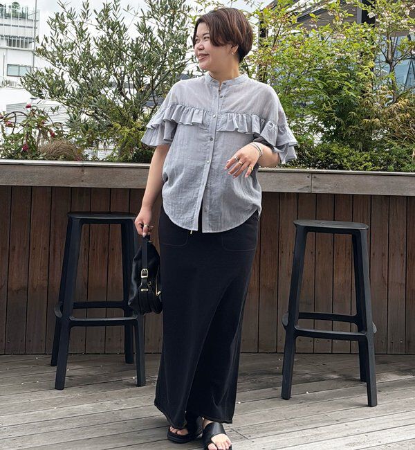  「予約【ASUKAコラボカラー企画】ティアードフリルブラウス」|シャツ・ブラウス|