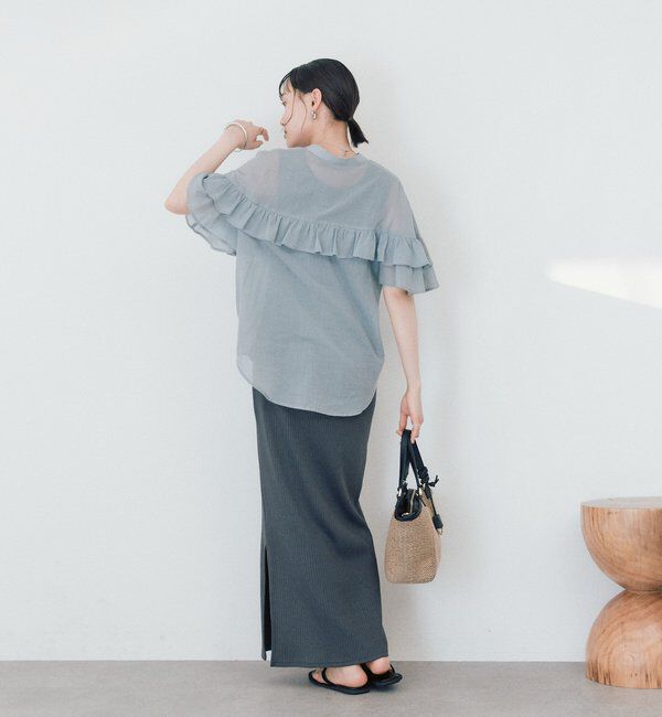  「予約【ASUKAコラボカラー企画】ティアードフリルブラウス」|シャツ・ブラウス|