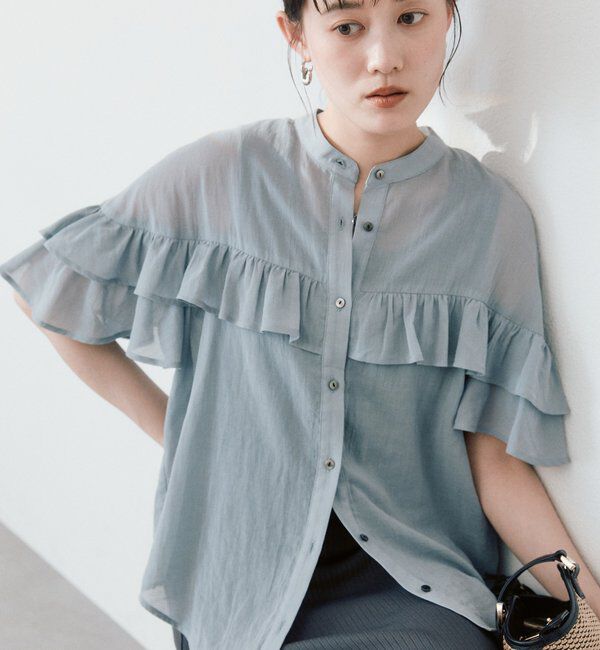  「予約【ASUKAコラボカラー企画】ティアードフリルブラウス」|シャツ・ブラウス|