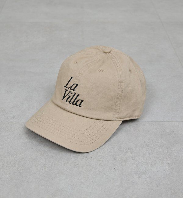  「ロゴキャップ【La villa】」|ハット|