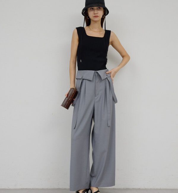  「2WAYハイウエストパンツ」|ワンピース|