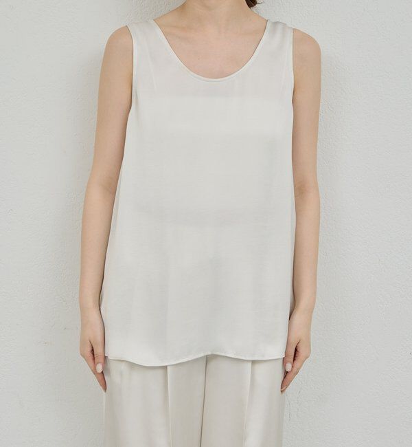  「エアリーサテンタンク」|シャツ・ブラウス|