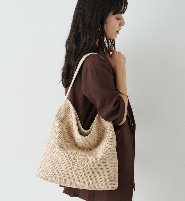  「ナイロンラフィアワンショルダーバッグ」|ショルダー・メッセンジャー|