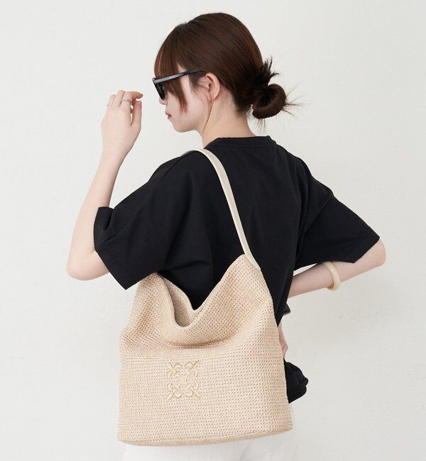  「ナイロンラフィアワンショルダーバッグ」|ショルダー・メッセンジャー|