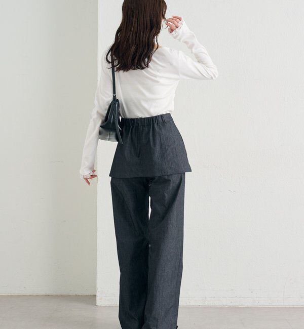  「レイヤードロングパンツ」|チノ|
