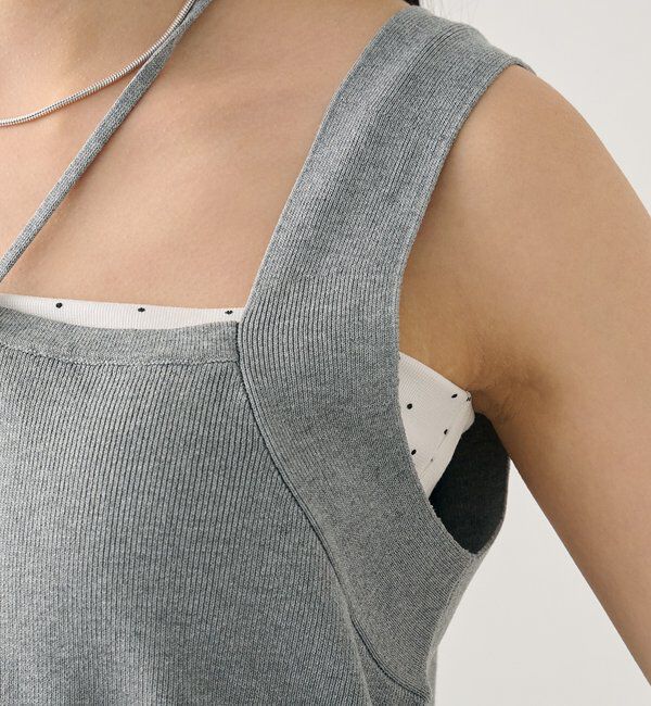  「ホルターニットタンクトップ」|キャミソール|