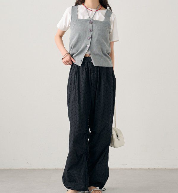  「ホルターニットタンクトップ」|キャミソール|