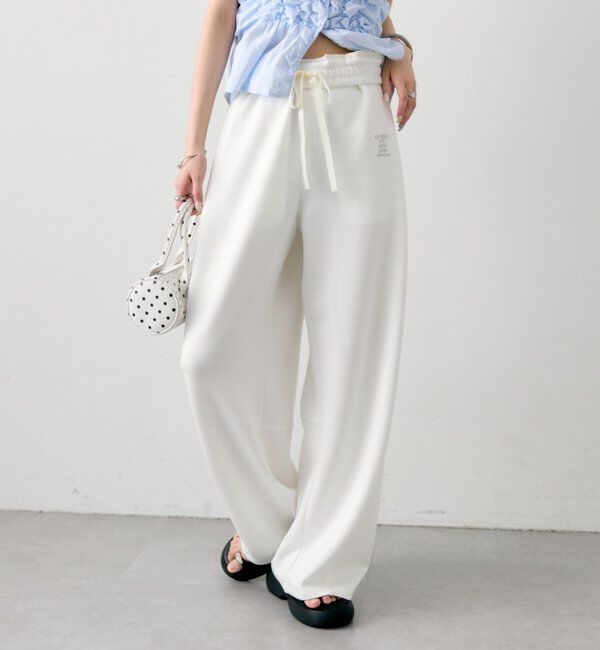  「タックカーブスウェットパンツ」|チノ|