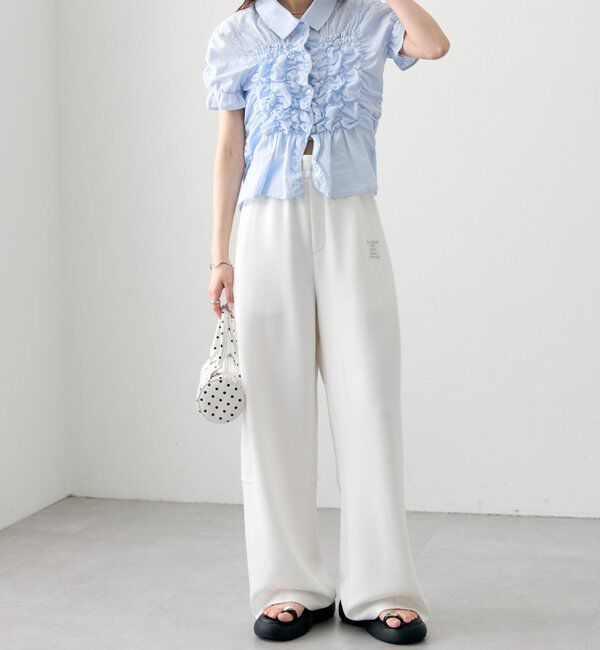  「タックカーブスウェットパンツ」|チノ|