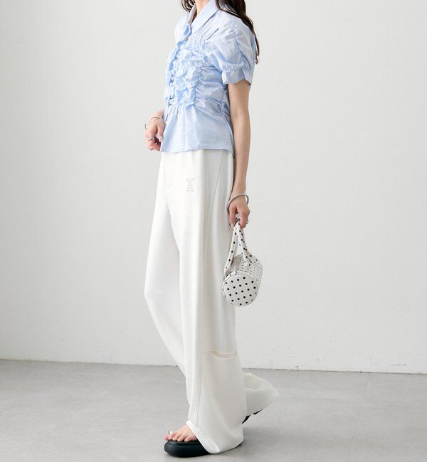  「タックカーブスウェットパンツ」|チノ|