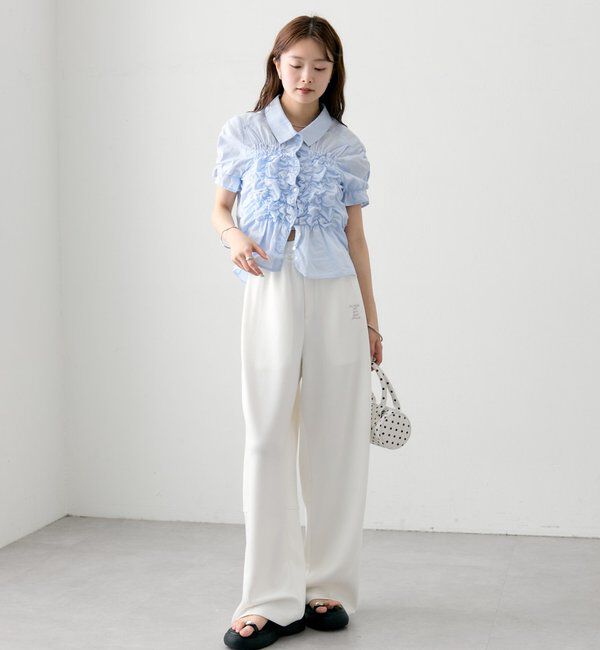  「タックカーブスウェットパンツ」|チノ|