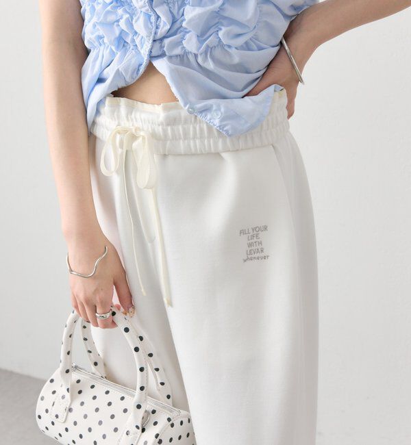  「タックカーブスウェットパンツ」|チノ|