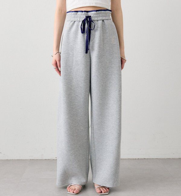  「タックカーブスウェットパンツ」|チノ|