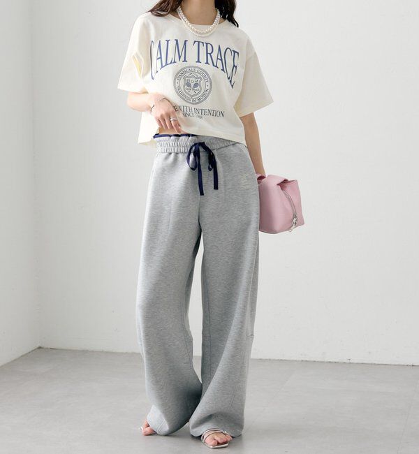  「タックカーブスウェットパンツ」|チノ|